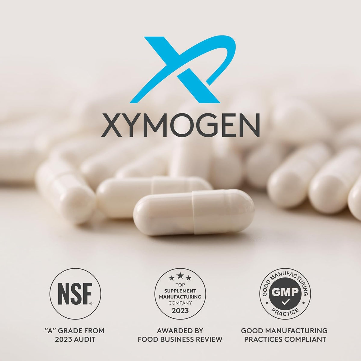 XYMOGEN ProbioMax Lean - Probiotic Supplement to Support Gut Barrier Function - Bifidobacterium animalis subsp lactis B420 - Vegetarian, Non-GMO & Gluten-Free - 30 Capsules - görsel 6