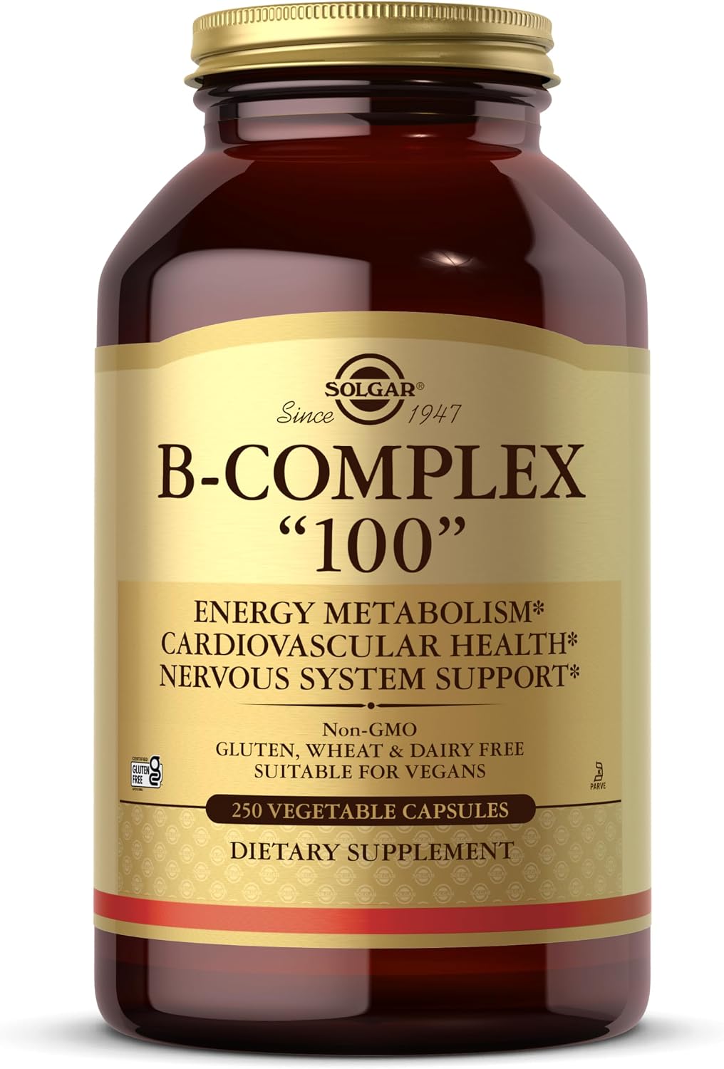 Solgar B-Complex 100 - 250 Vegetable Capsules - görsel 1