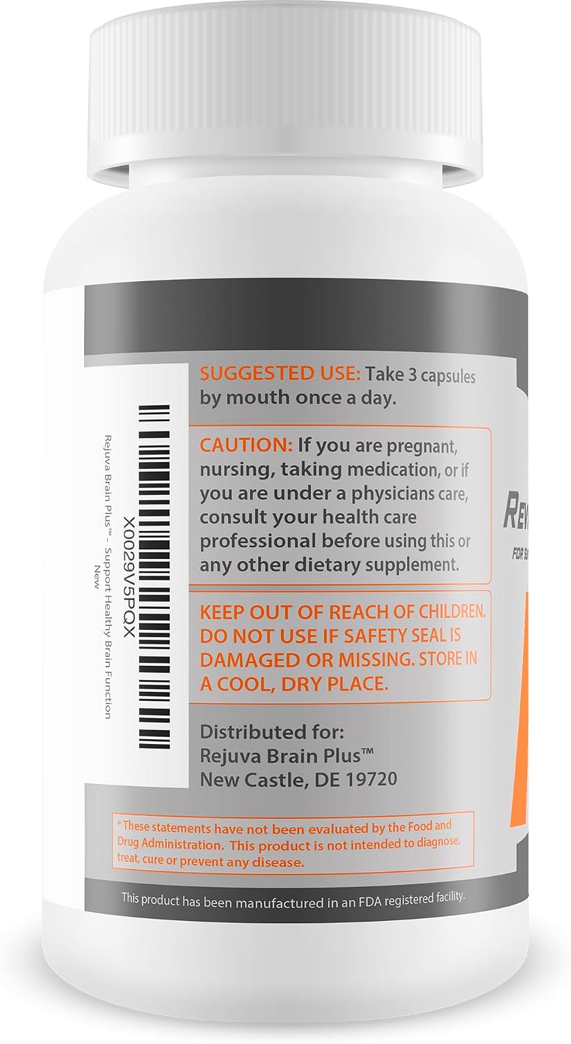 Reviva Brain Plus IQ - Brain Boosting Supplement for Memory, Focus & Clarity - görsel 3