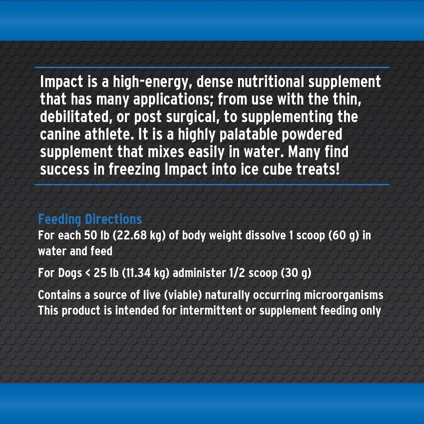 Annamaet Impact – High-Energy Dense Nutrition Supplement for Dogs – 450 g - görsel 5