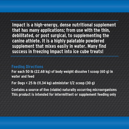 Annamaet Impact – High-Energy Dense Nutrition Supplement for Dogs – 450 g