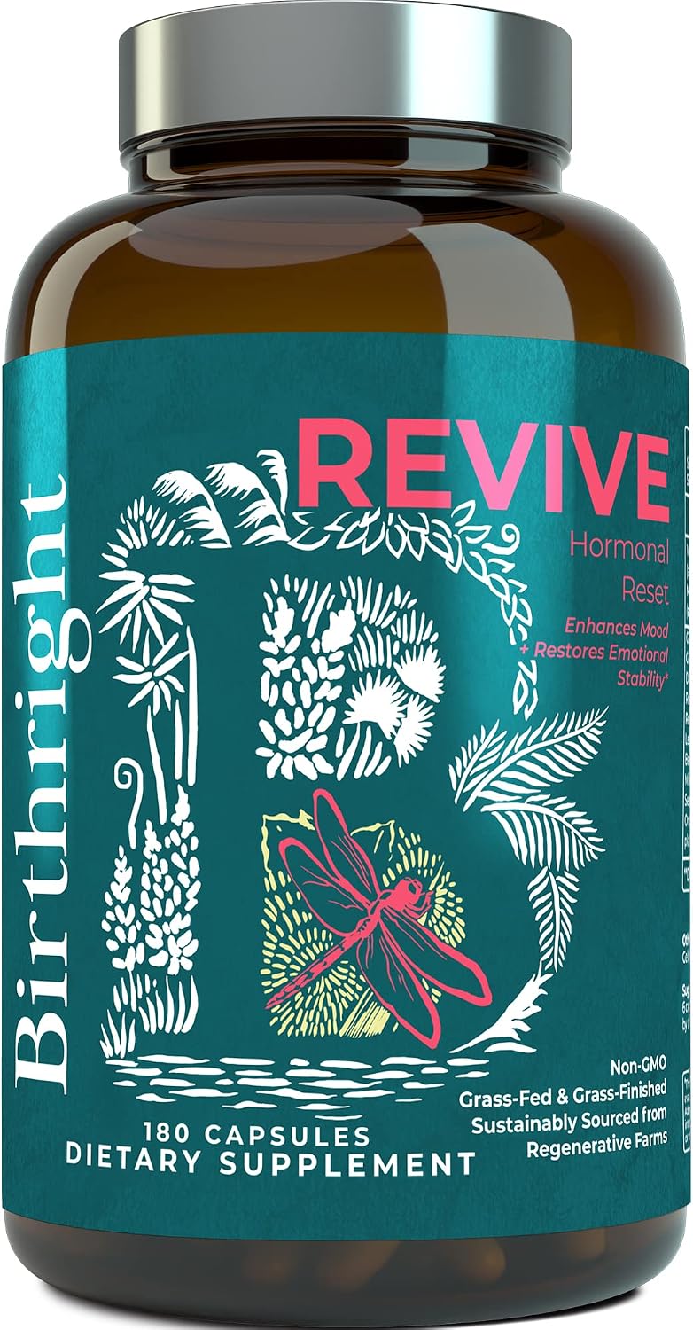 Birthright Revive Women's Supplement - Whole Food Herbal Blend with Grass-Fed Organs - görsel 1