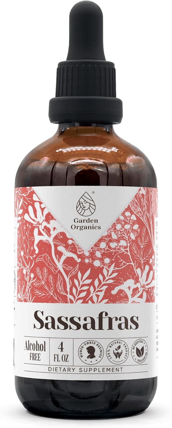Sassafras Alcohol-Free Tincture Extract, Traditional Herbal Remedy, Liquid Drops Made from 100% Pure Herbs (60 ml) - görsel 6