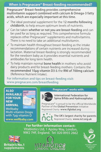 Pregnacare Breastfeeding Multivitamin - 56 Tablets & 28 Capsules