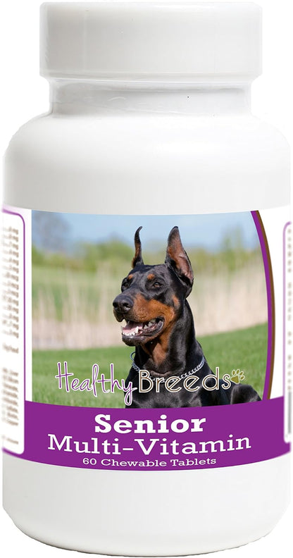 Healthy Breeds Doberman Pinscher Senior Dog Multivitamin Tablets 60 Tablets