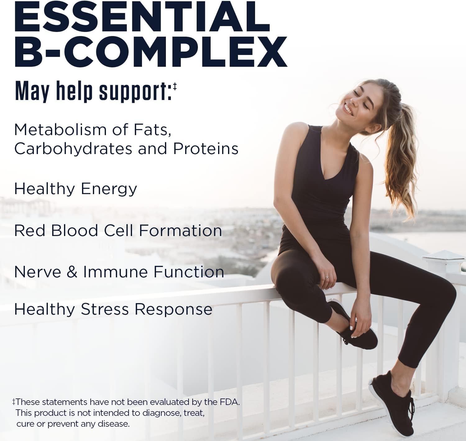 KAL Stress B Complex – B Vitamin Supplement for Energy, Stress and Immune Support - görsel 3