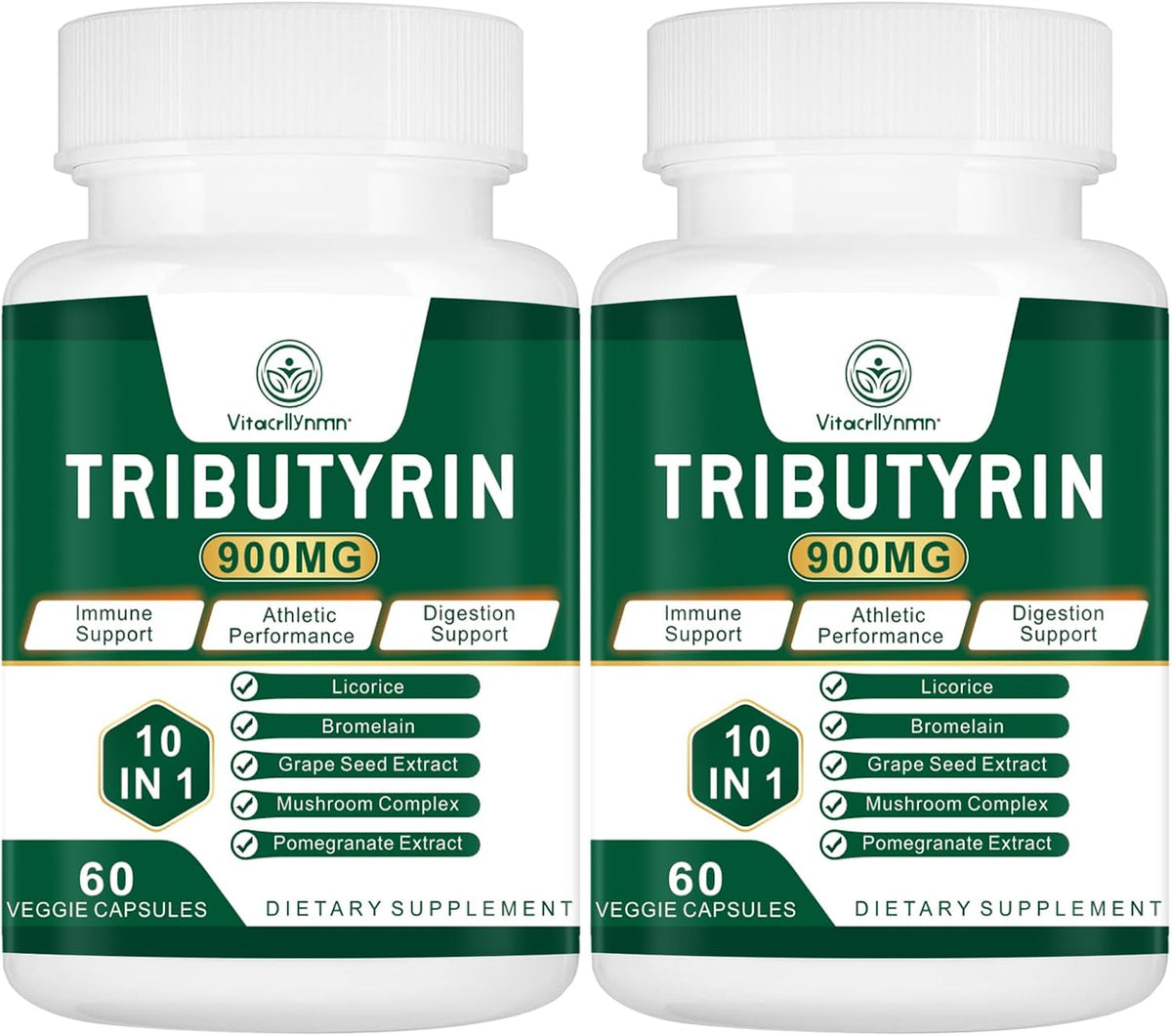 Tributyrin Supplement – Butyrate Precursor for Gut Barrier Support (120 Capsules) - görsel 1
