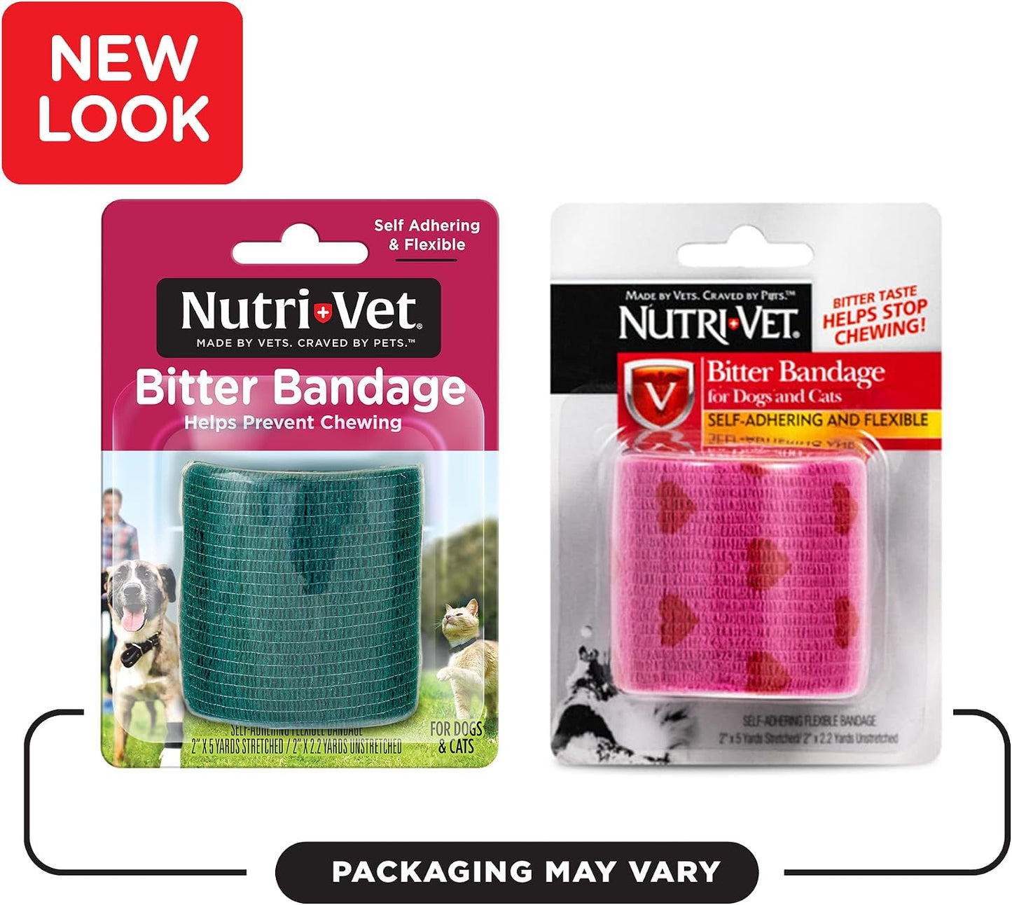 Nutri Vet Bitter Bandage, Self-Adhering Flexible Bandage, 5 cm (Package Varies) - görsel 2
