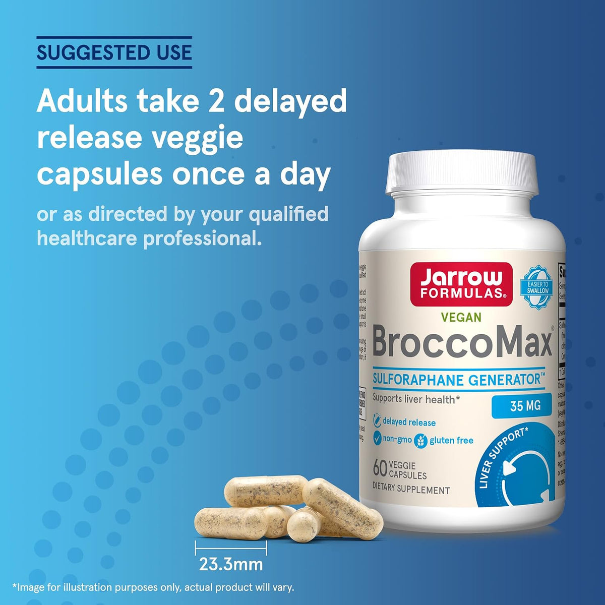 Jarrow Formulae BroccoMax Sulforaphane Generator - 60 Delayed Release Veggie Capsules - görsel 7