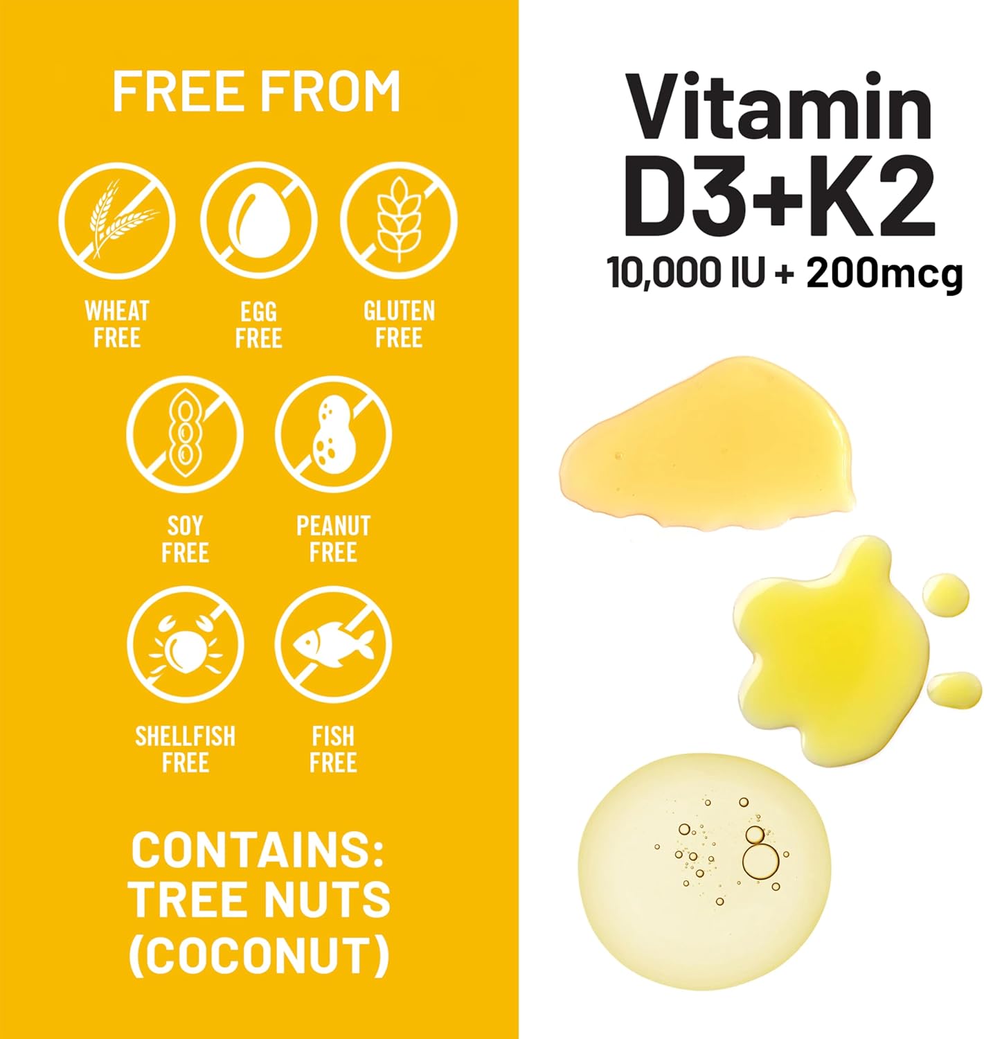 NatureWise Vegan Vitamin D3 + K2 - 10,000 IU D3 & 200 mcg K2 - 30 Soft gel capsules - görsel 7