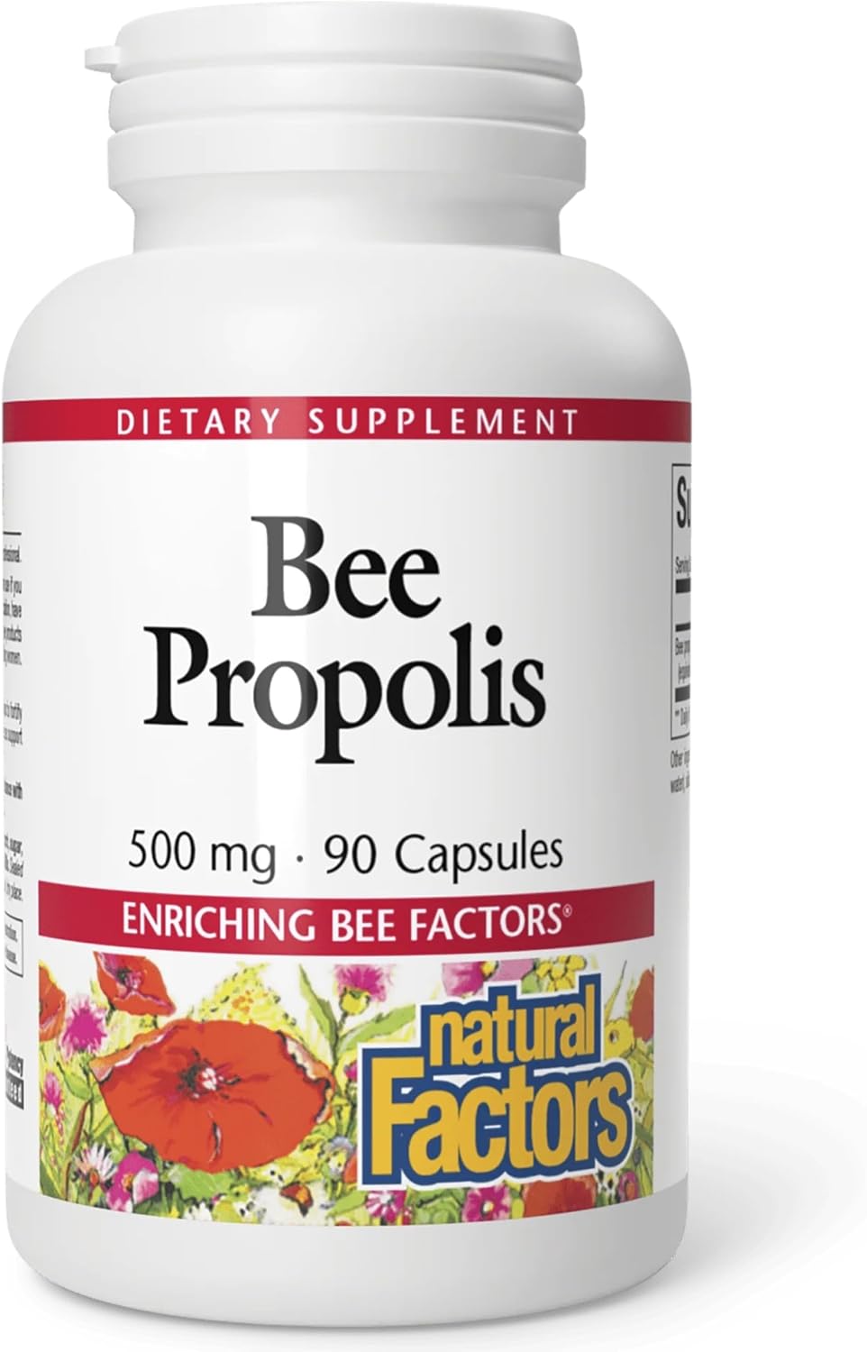 Natural Factors Bee Propolis Extract 500 mg, 90 Capsules - görsel 1