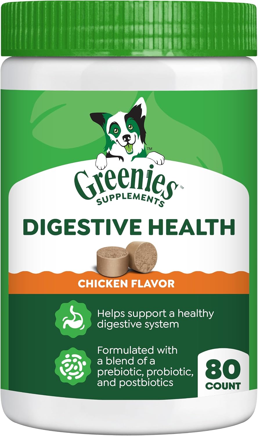 Greenies Digestive Health Probiotic Dog Chews, Chicken Flavour, 40 Chews - görsel 10