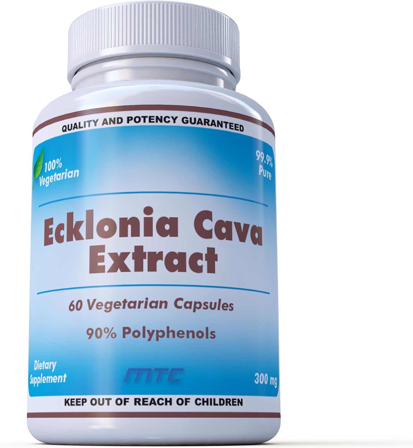 Ecklonia Cava Extract 300 mg, 50% Polyphenols, 60 Vegetarian Capsules, Health Support - görsel 2
