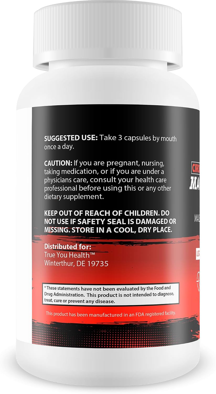 Circulation Magnum Xtreme Pro - Advanced Formula - Blood Flow & Circulation Supplement for Men and Women - With L-Citrulline and Ginkgo Biloba - Natural Support for Vascular Health - görsel 3