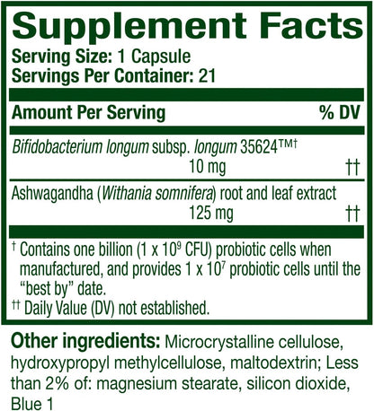 Align Digestive De-Stress Probiotic, 21 Capsules