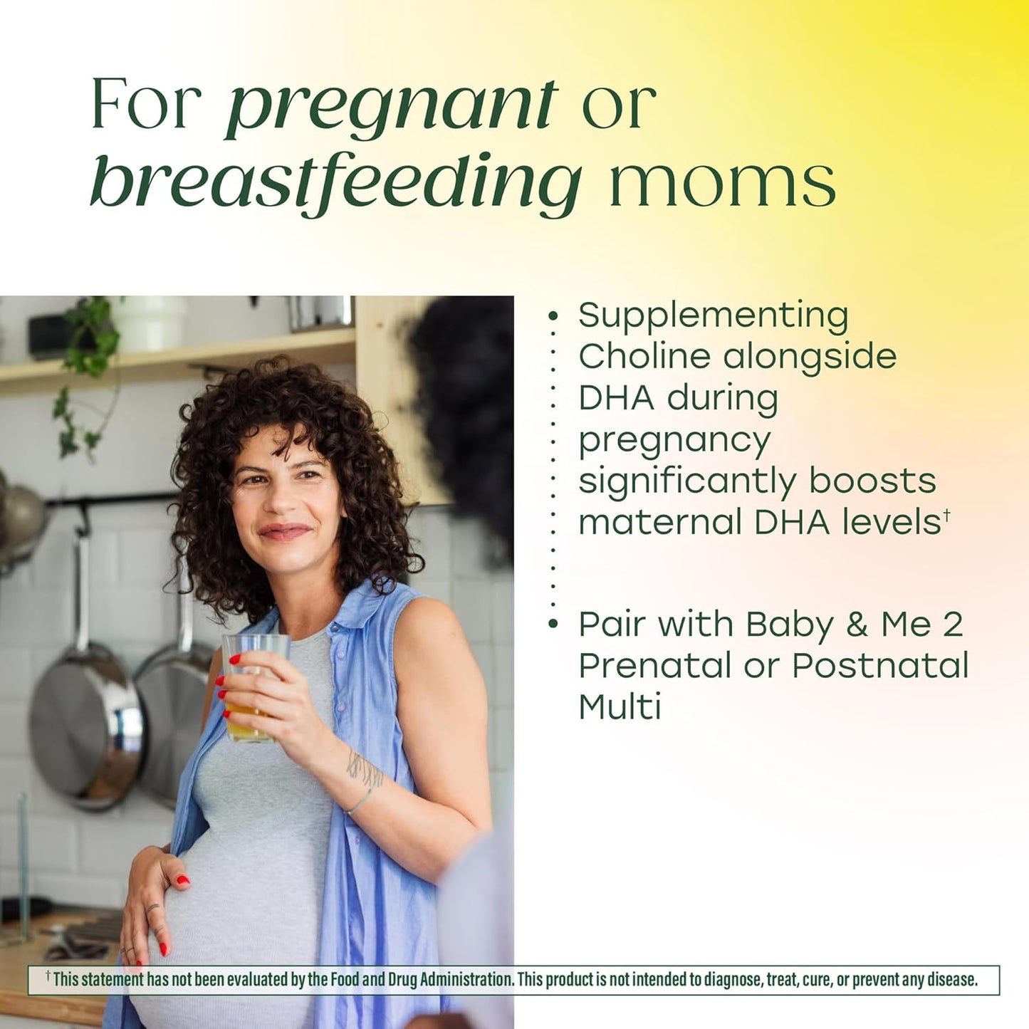 MegaFood Baby & Me 2 Prenatal DHA & Choline Supplement, Vegan, 60 Liquid Capsules - görsel 5