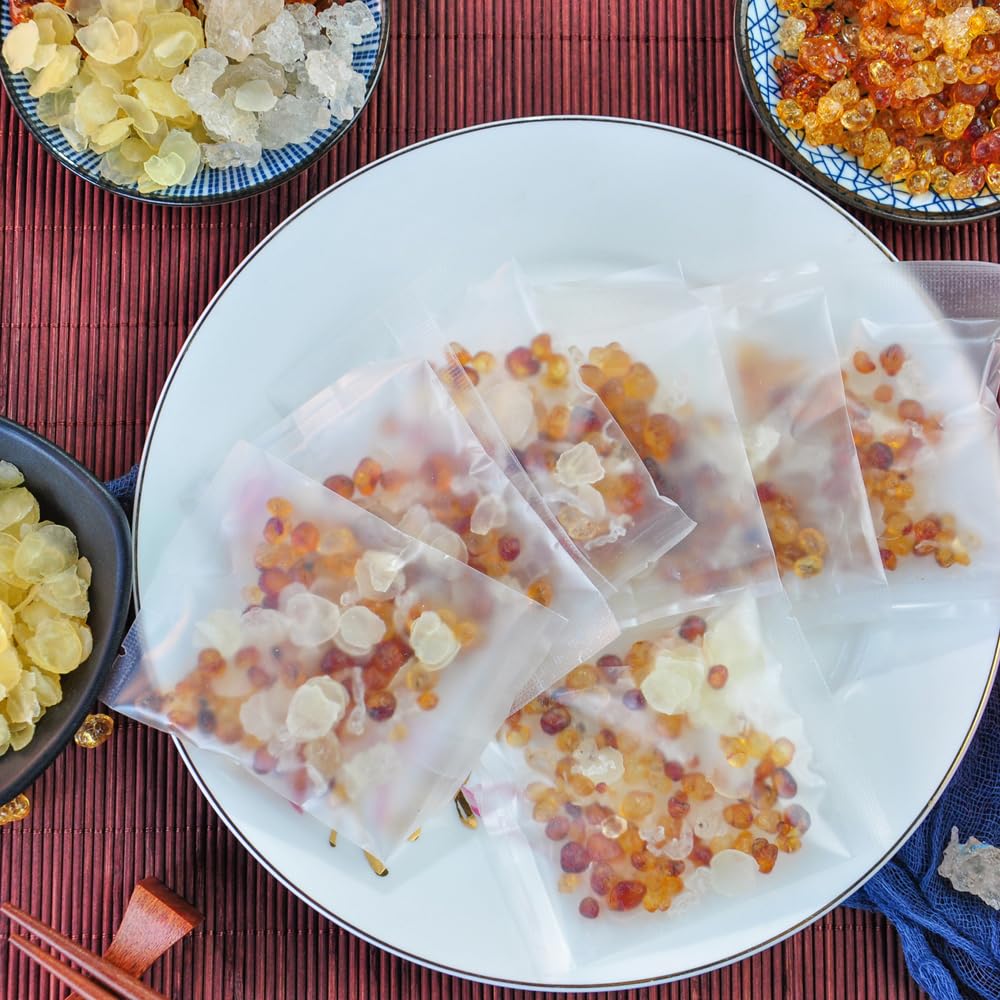 Peach Gum Combination – Traditional Herbal Blend with Snow Swallow & Saponin Rice, 60 Individual Sachets - görsel 3