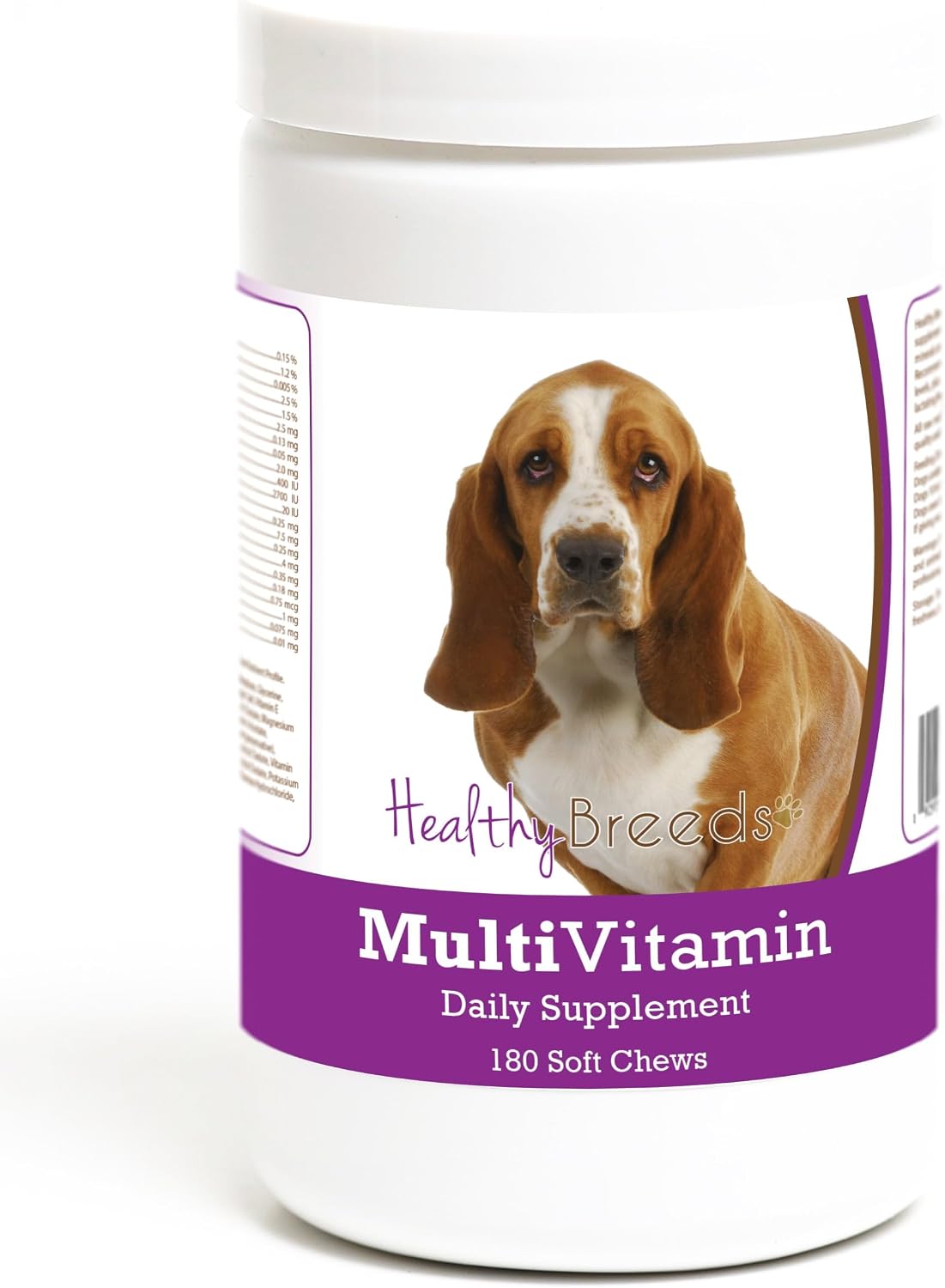 Healthy Breeds Basset Hound Multivitamin Soft Chew for Dogs 180 Count - görsel 1