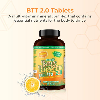Youngevity Beyond Tangy Tangerine 2.0 Multivitamin & Mineral Complex – 160,000 ORAC, 120 Tablets (2-Pack)