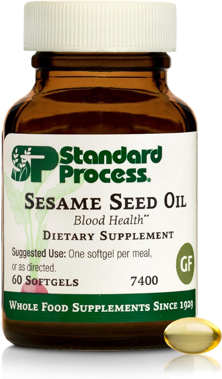 Standard Process Sesame Seed Oil – 60 Softgels - görsel 1