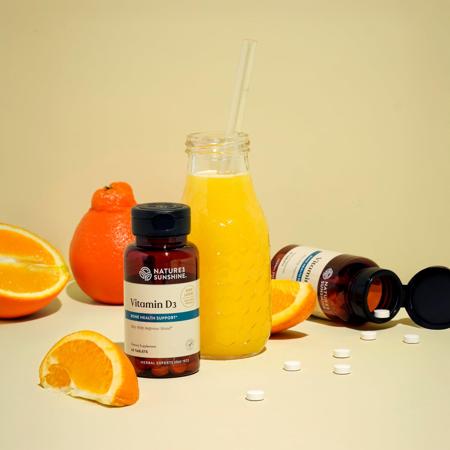 Nature's Sunshine Vitamin D3 100 mcg – 180 Tablets - görsel 3