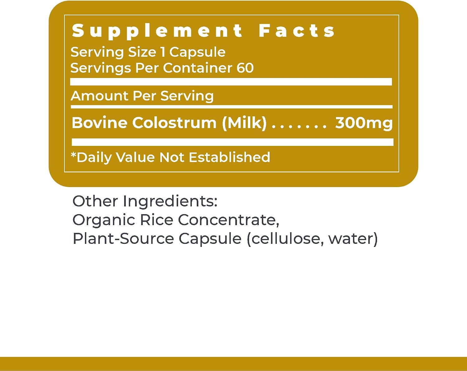 Premier Research Labs Colostrum-IgG - Bovine Colostrum Supplement for Immune Health, 60 Capsules - görsel 6