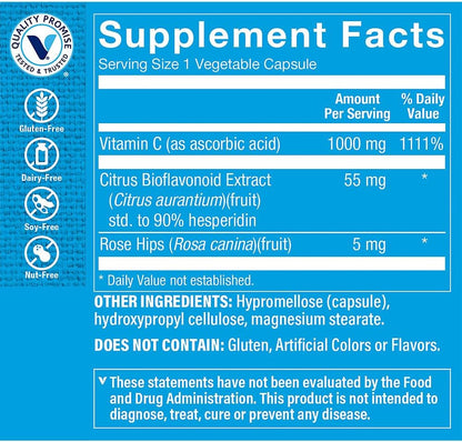 The Vitamin Shoppe C-1000 Complex 1,000mg, Antioxidant Support, 300 Capsules