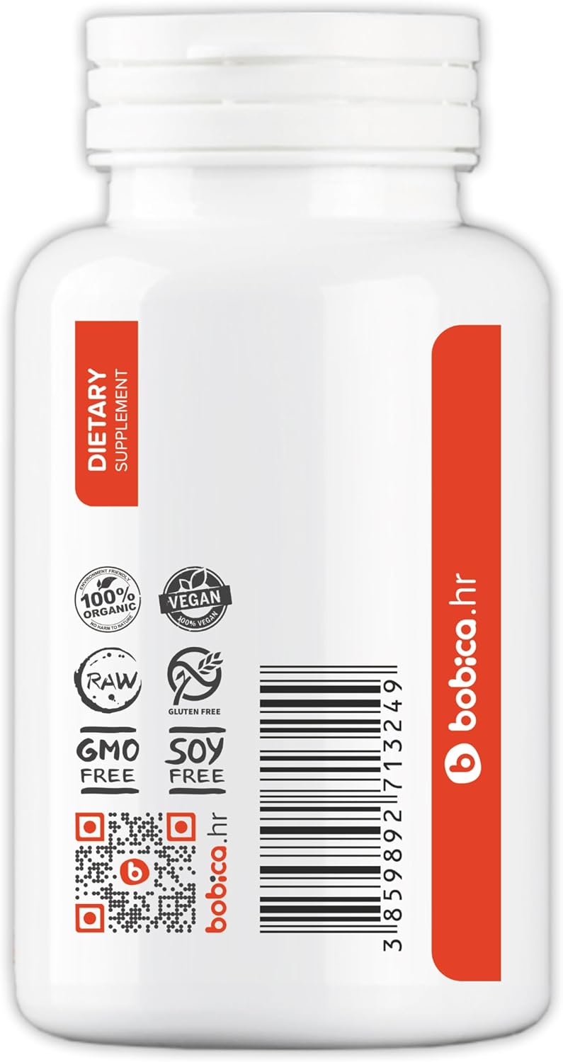b Natural Rose Hips & Acerola Capsules - Plant-Based Vitamin C 1000mg - Vegan, Non-GMO - görsel 3