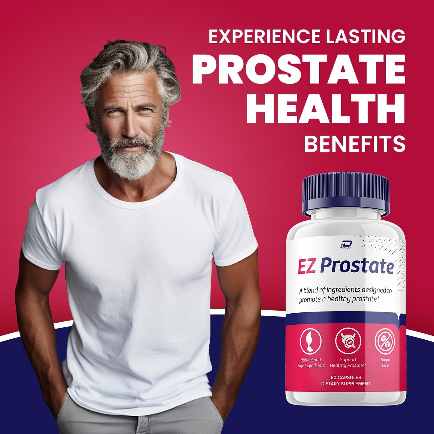 EZ Prostate Supplement for Men – Advanced Formula with Essential Minerals (300 Capsules, Pack of 5) - görsel 2