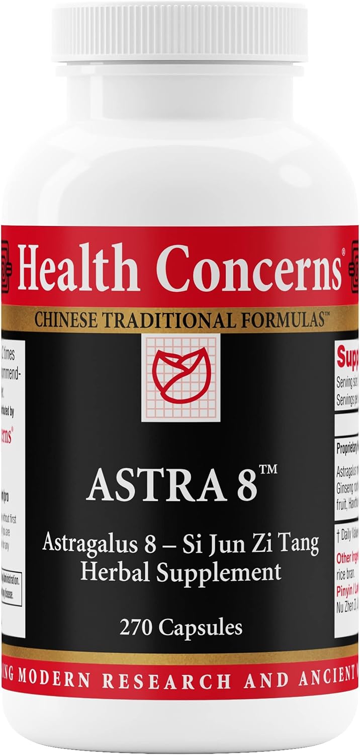 Health Concerns Astra 8 – Immune Support & Energy Supplement – Adaptogenic Herbal Blend – 270 Capsules - görsel 1