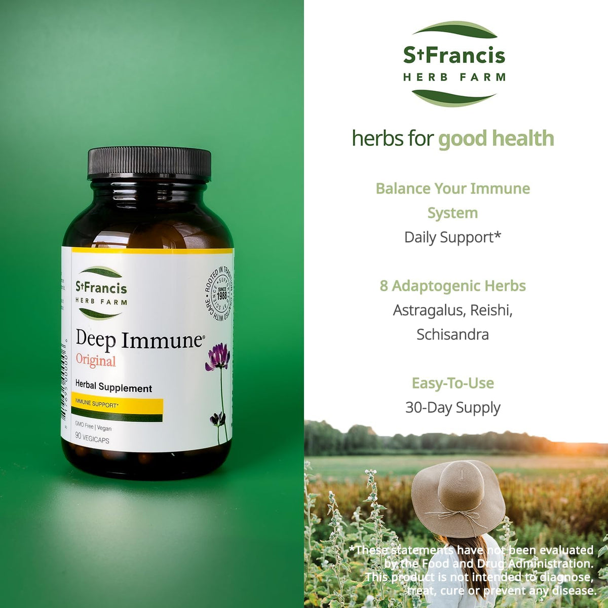 St. Francis Herb Farm Deep Immune® - 90 Capsules - görsel 5