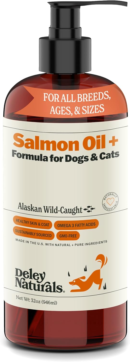 Deley Naturals Wild Alaskan Salmon Oil for – Form: Liquid oil is easily mixed into food and is more bio-available – Image 9
