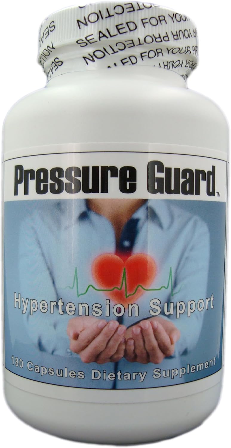 Pressure Guard - Natural Herbal Supplement for Healthy Blood Pressure Support, 180 Vegan Capsules - görsel 1
