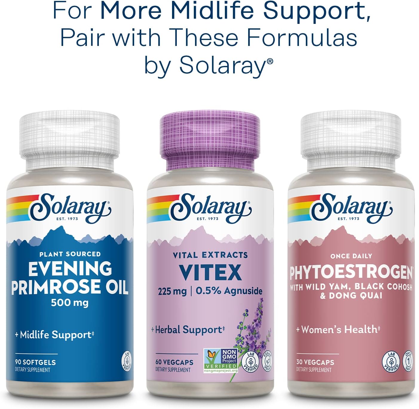 SOLARAY Red Clover 375 mg | Traditional Herbal Support for Women | Non-GMO & Vegan | 100 VegCaps - görsel 5