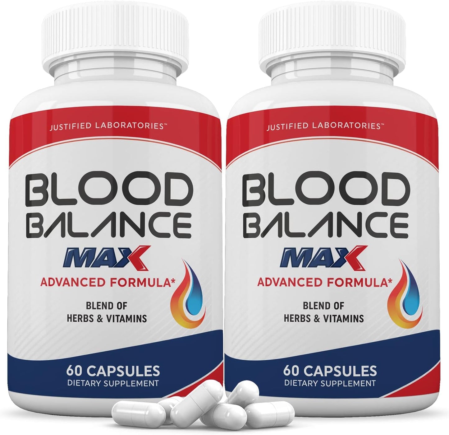 Justified Laboratories Blood Balance Max, 60 Capsules (Pack of 2) - görsel 1