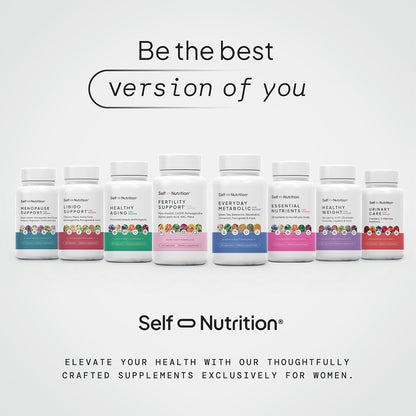 SELF NUTRITION NAD+ Resveratrol Supplement for Women – Healthy Ageing Formula with CoQ10, Biotin, Turmeric & Vitamins A, C, E – Supports Energy, Skin & Longevity – 60 Capsules. Made in the USA.