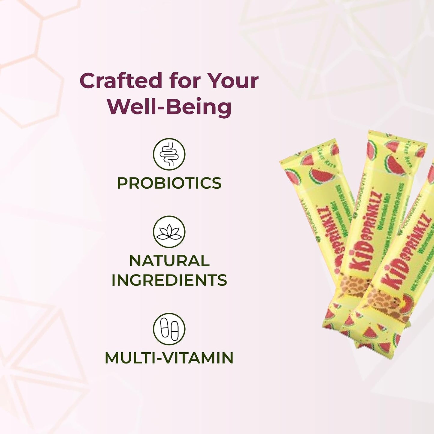Youngevity Kidsprinklz Watermelon Mist Multivitamin Powder - Kids Multivitamin & Toddler Multivitamin with Probiotics - 30 Servings - görsel 5