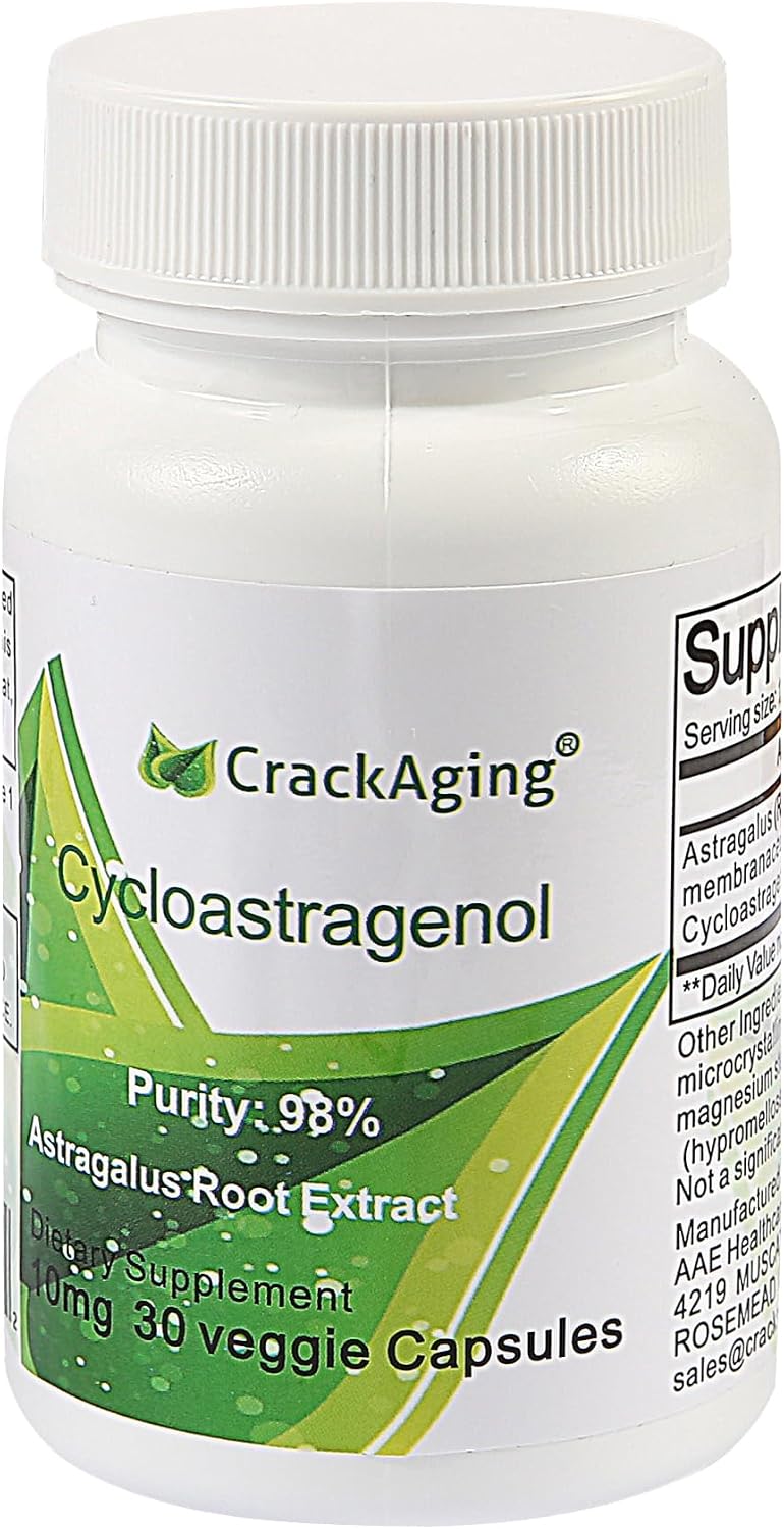 Crackaging Super-Absorption Cycloastragenol 98% 10mg, 30 Capsules - görsel 1