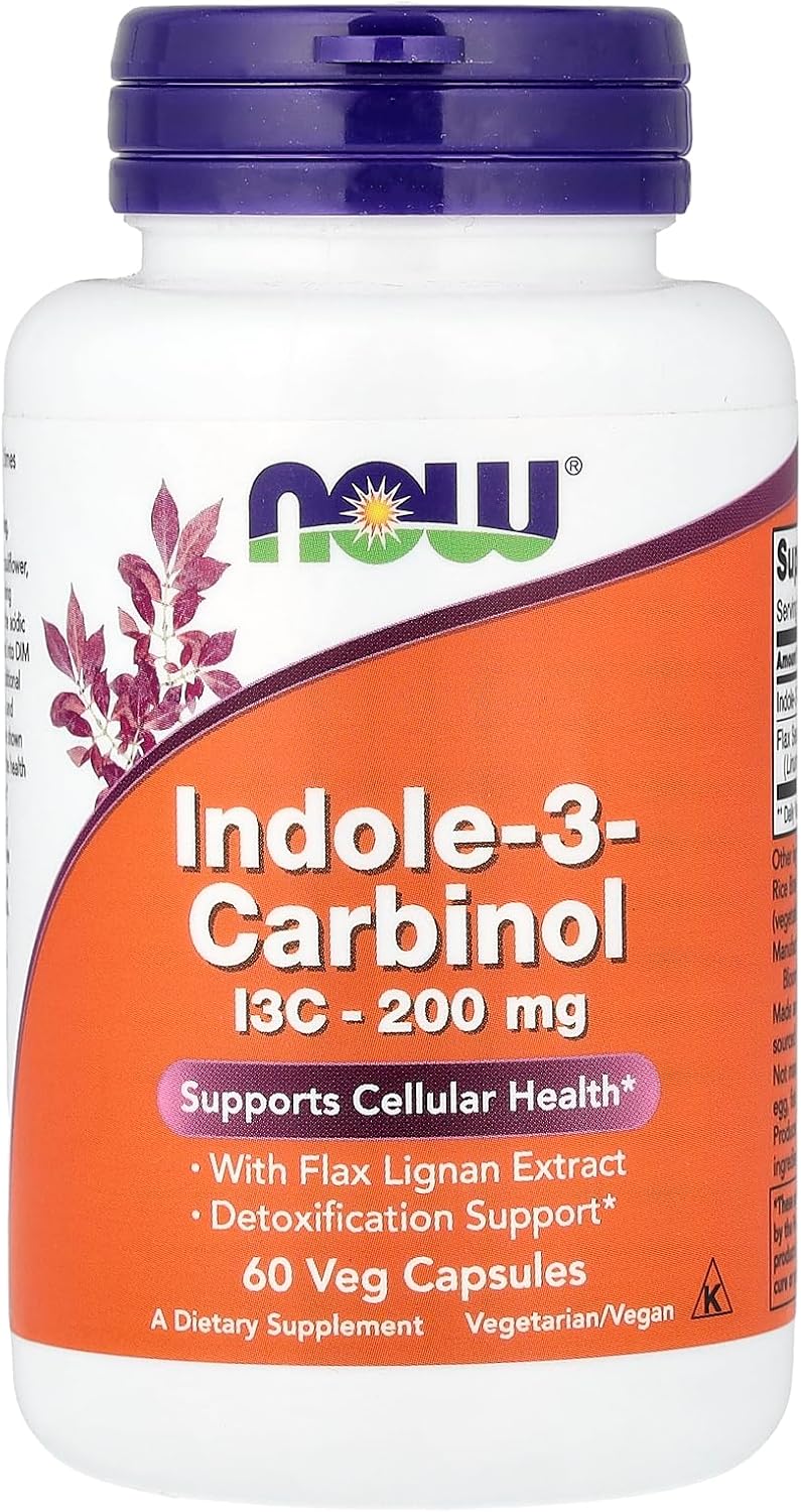 Now Foods Indole-3-Carbinol 200 mg (60 Vegi Capsules) - görsel 1