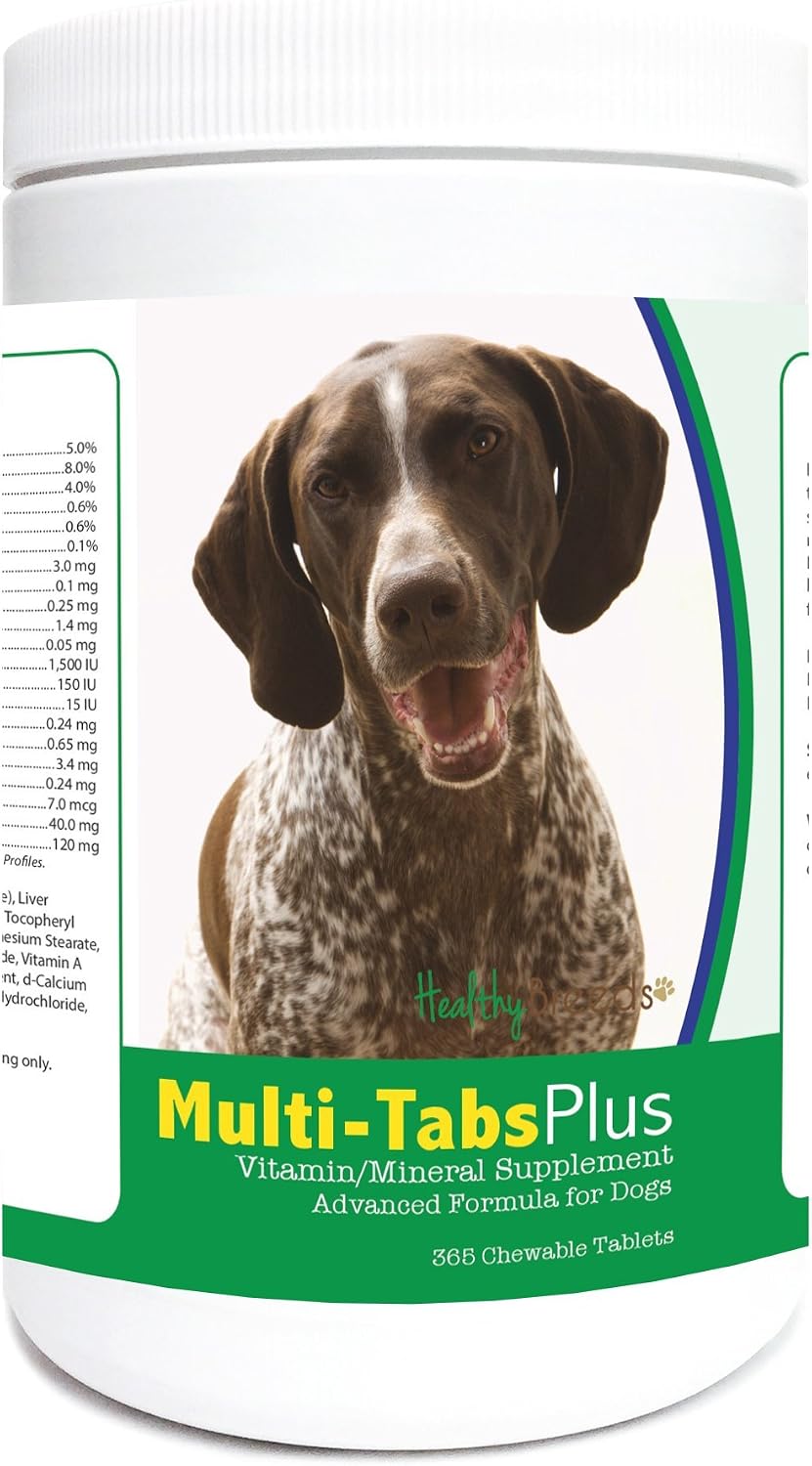 Healthy Breeds German Shorthaired Pointer Multi-Tabs Plus Chewable Tablets (365 Count) - görsel 1