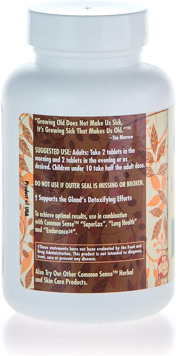 Common Sense Herbal Products Lymphatic Health (270 Capsules) - Immune System Support - görsel 3
