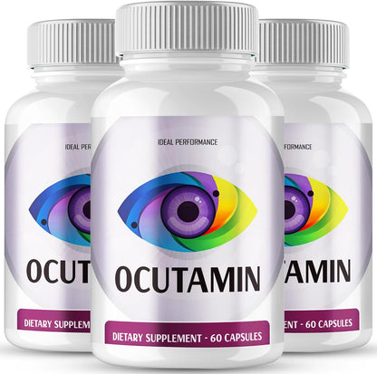 IDEAL PERFORMANCE (3 Pack) Ocutamin Vision Food Supplement, 180 Capsules