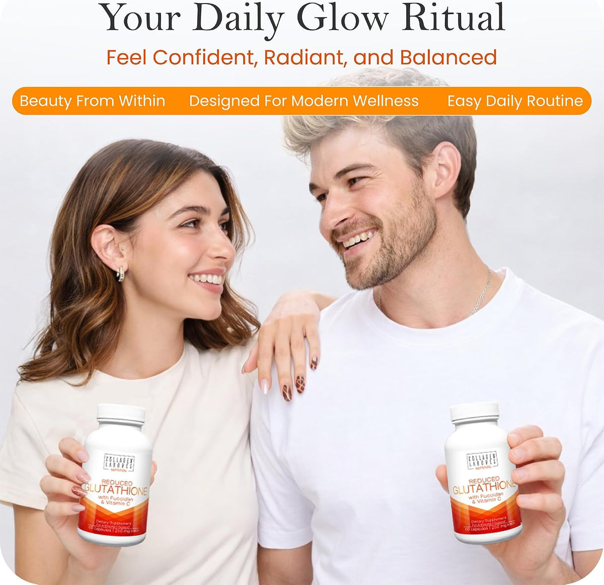 Advanced Glutathione Complex 500mg with Fucoidan & Vitamin C – Antioxidant Support for Skin Health, Natural Detox & Immune Support – Non-GMO, Made in USA (60 Capsules) - görsel 7