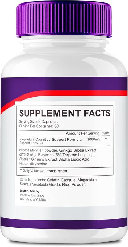 Synaptic XR Food Supplement Capsules - Advanced Formula for Nerve Health Support (2 Pack)