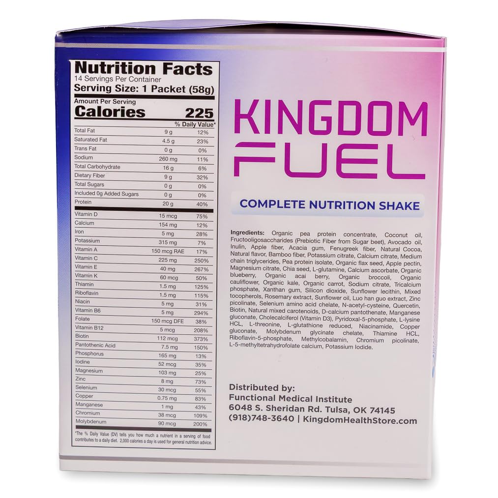 Kingdom Fuel Nutritional Shake (Canister, Chocolate Flavour) - görsel 2