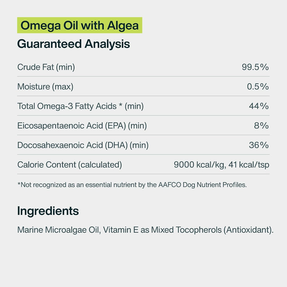 JustFoodForDogs Omega-3 for Dogs – Algae Oil, Human Grade, 237 ml - görsel 8