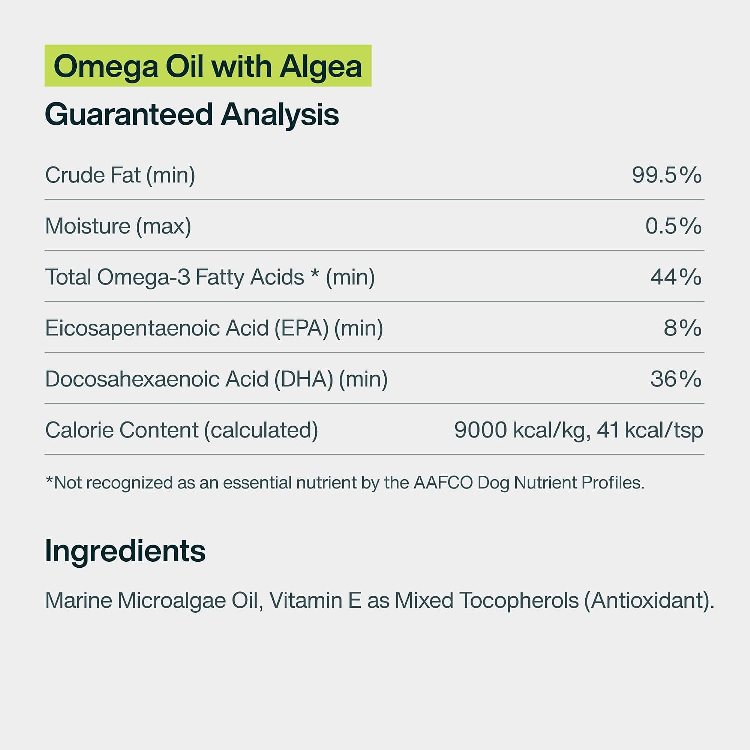 JustFoodForDogs Omega-3 for Dogs – Algae Oil, Human Grade, 237 ml - görsel 8