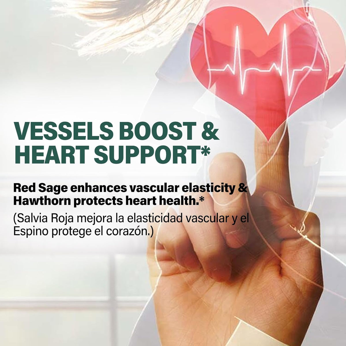 Fuenvegtal Horse Chestnut Circulation Capsules - 10-in-1 Herbal Formula for Healthy Blood Flow & Nitric Oxide Support (90 Capsules) - görsel 3