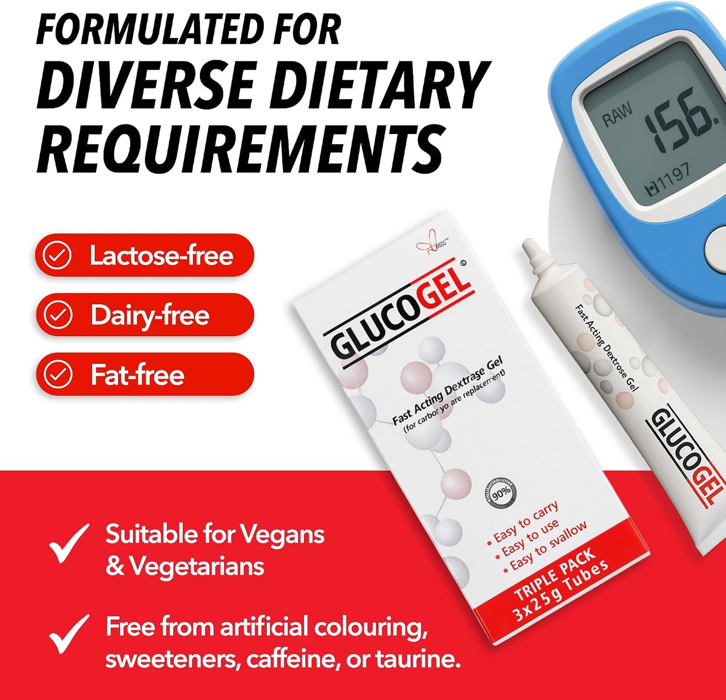 Glucogel 3x25g Tubes (formerly known as Hypostop) - görsel 4