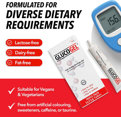 Glucogel 3x25g Tubes (formerly known as Hypostop)
